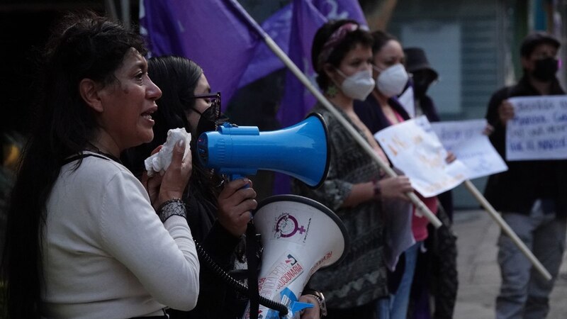 Protesta contra la violencia de género