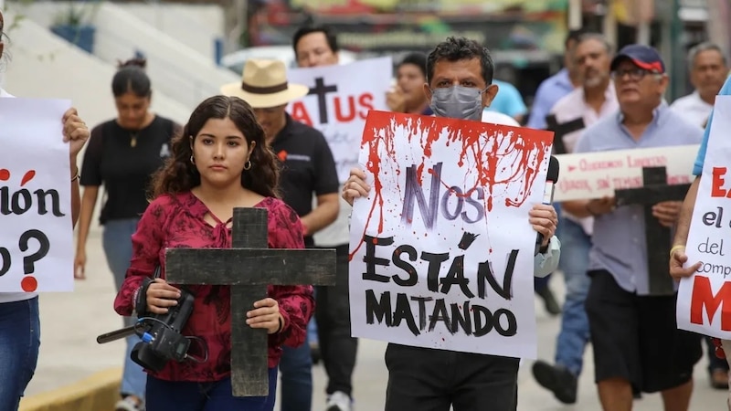 Marcha contra la violencia en México