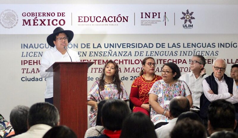 Title: Inauguración de la Universidad de las Lenguas Indígenas en México