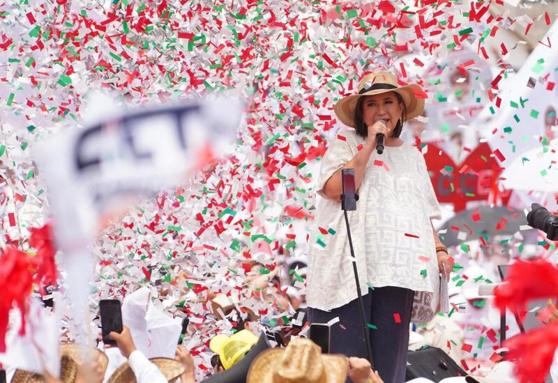 ¡Claudia Sheinbaum, la candidata de Morena, celebra su victoria en las elecciones de la Ciudad de México!