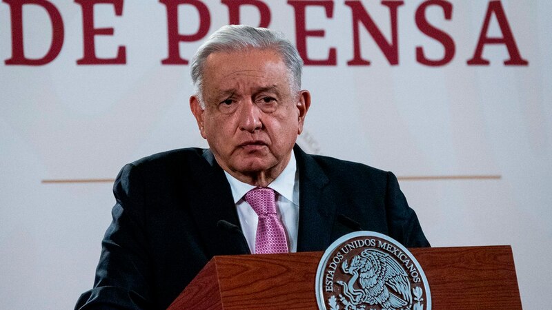 El presidente López Obrador da una conferencia de prensa