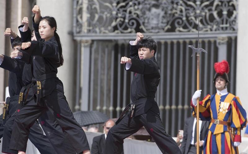 Taekwondo en el Vaticano