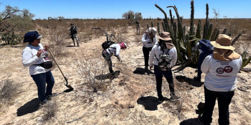 Mujeres trabajando en la conservación del desierto