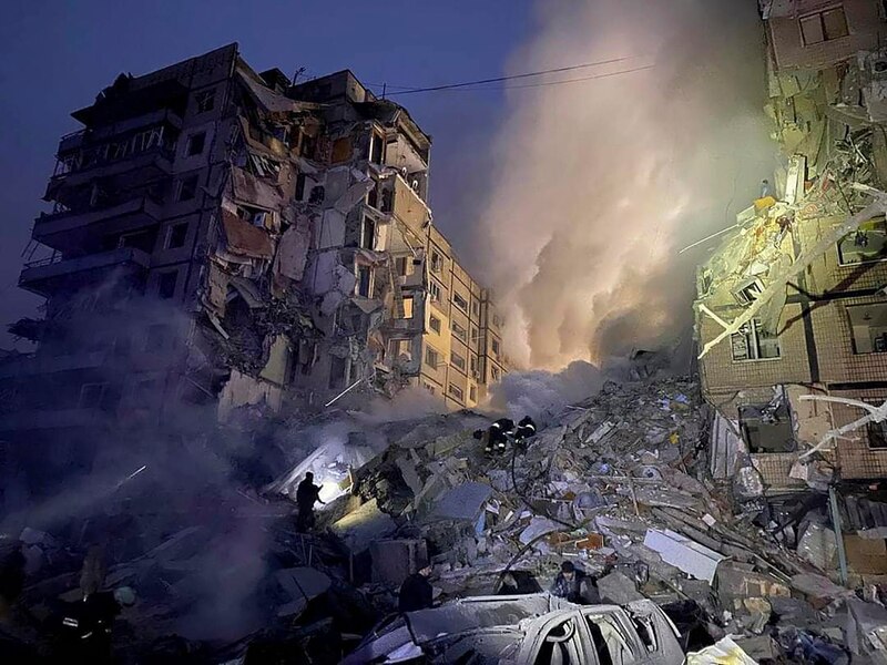 Explosión en un edificio de Madrid