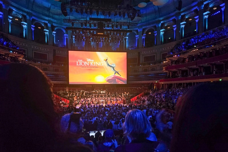 El Rey León en concierto