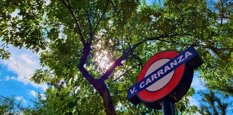 Estación V. Carranza del Metro de la Ciudad de México