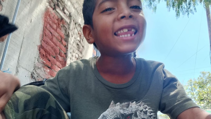 Niño sonriendo