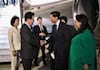 Roberto Velasco recibe al presidente de Corea del Sur