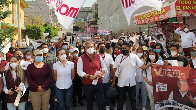 - Marcha en apoyo a Fernando Vilchis en Ecatepec