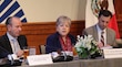 Canciller Alicia Bárcena se reunió con integrantes de la Cámara de Comercio en EU