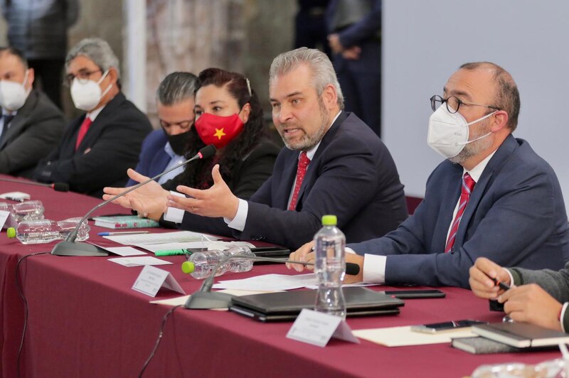 Reunión de trabajo de la Comisión de Asuntos Exteriores del Senado de México
