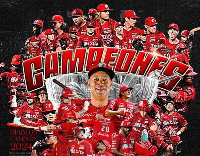 ¡Los Diablos Rojos del México son los campeones de la Liga Mexicana de Béisbol 2024!