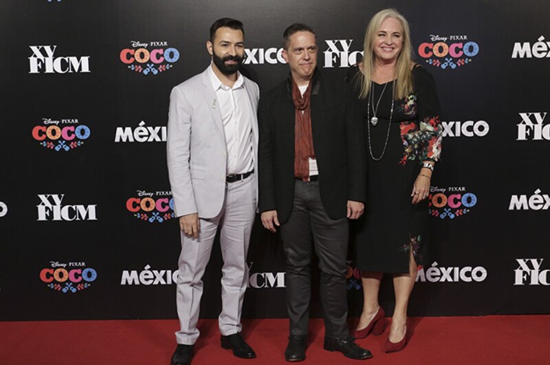 Presentación de la película Coco en México