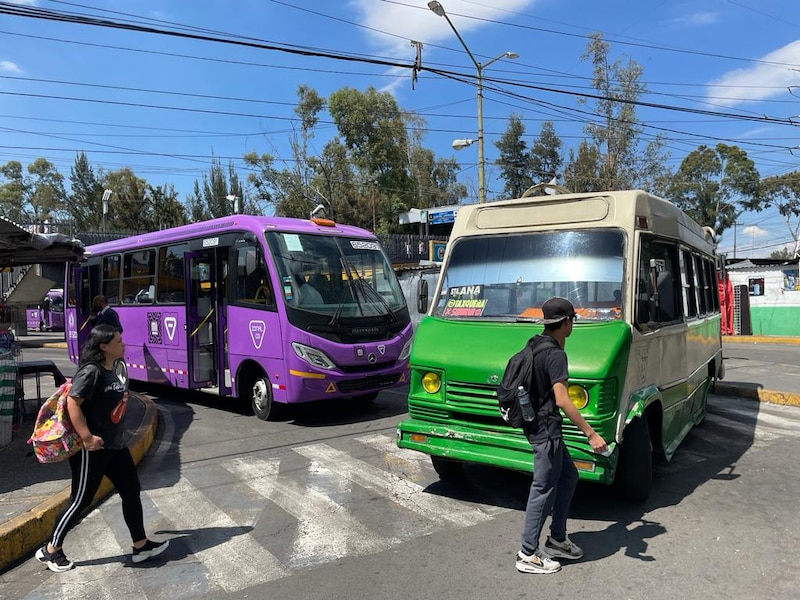 Autobuses en la Ciudad de México