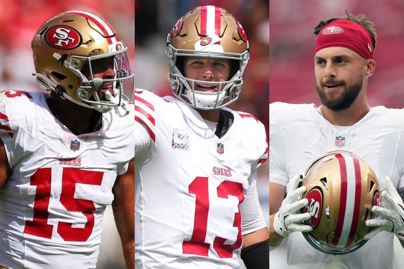 Lesionados en San Francisco. Los 49'eres enfrentarán un duelo divisional en partido estelar de jueves por la noche.