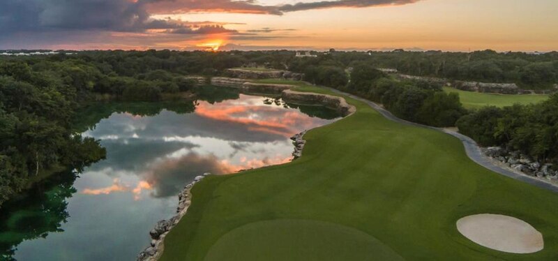 Campo de golf en Cancún