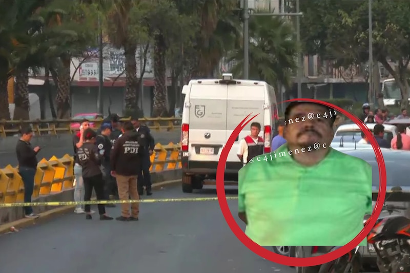 Imagen de la escena del crimen donde un sujeto ultimó a dos personas trabajadoras de la salud que laboraban en Tlatelolco