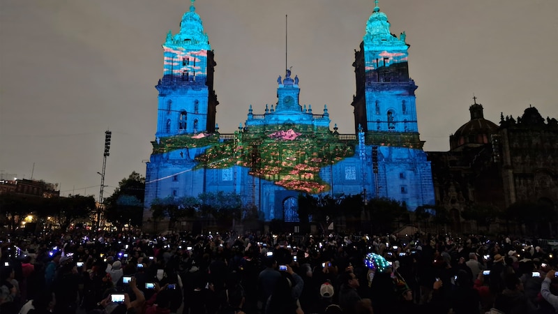 Mapping en el Zócalo de Maizz Visual