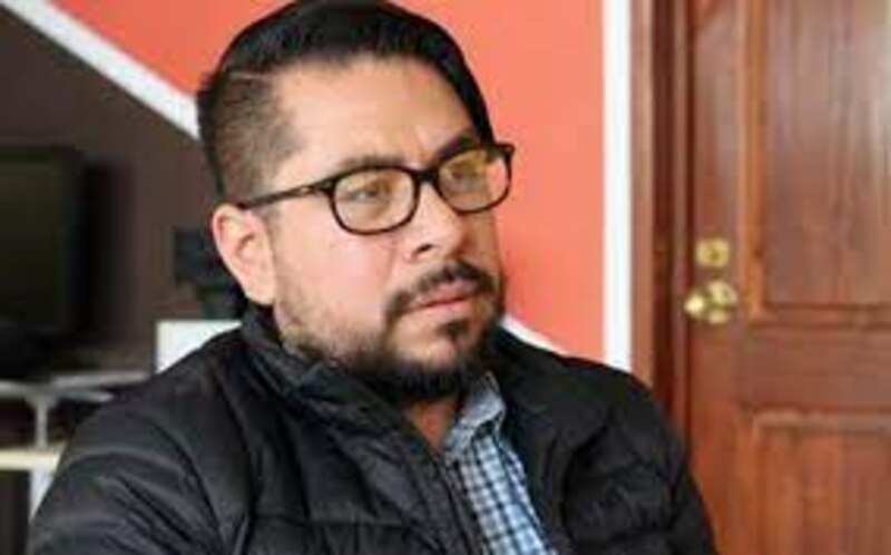 El profesor de la Universidad Nacional Autónoma de México (UNAM), John Ackerman, durante una entrevista.