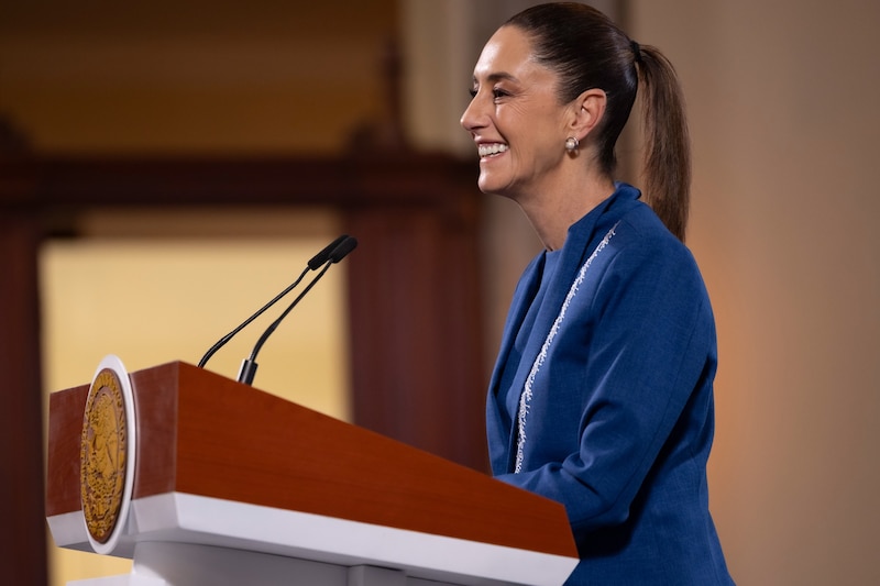 La Presidenta de México, Claudia Sheinbaum reconoció que pese a las diversas medidas del mandatario de EEUU, Donald Trump, ella, no le tiene miedo