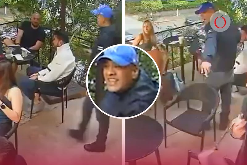 El asalto de un sujeto a comensales en un restaurante de Lomas de Chapultepec fue captado en video; comerciantes señalan que el mismo hombre ha realizado más atracos.