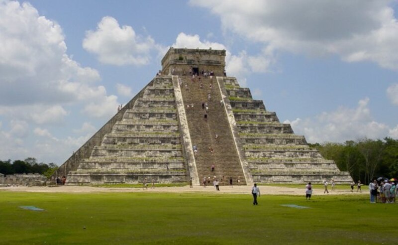 La pirámide de Chichén Itzá