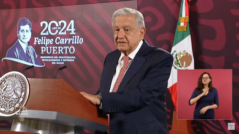 El presidente Andrés Manuel López Obrador encabeza la ceremonia del 103 aniversario de la muerte de Felipe Carrillo Puerto