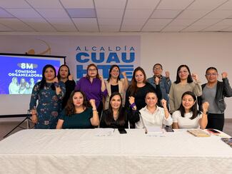 Continúan mesas de trabajo por ordenamiento en San Cosme; alcaldía ofrece bolsa de empleo a comerciantes