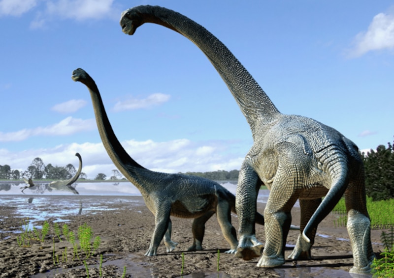 Dinosaurios en el agua