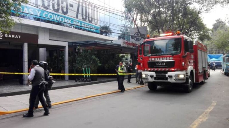 Incendio en un restaurante de la Ciudad de México