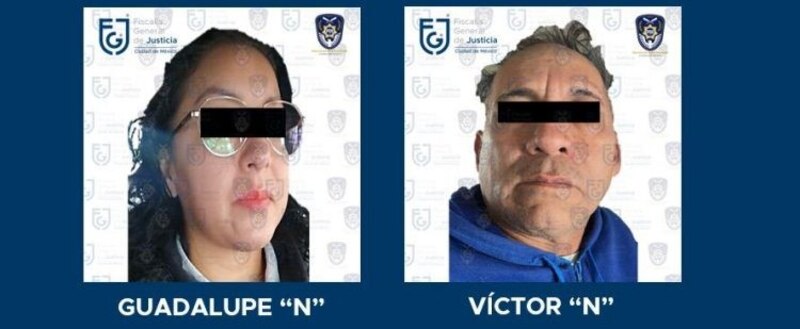 Detienen a pareja por presunta extorsión en agravio de comerciantes