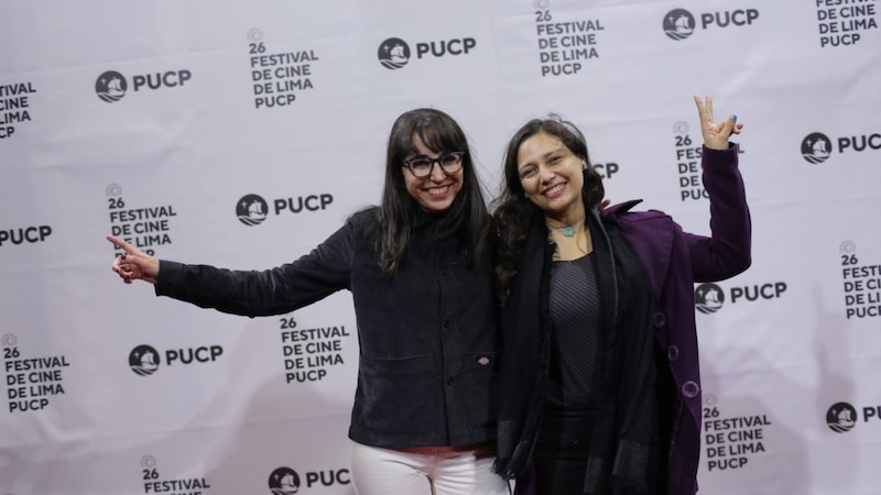 Actrices peruanas en la alfombra roja del Festival de Cine de Lima