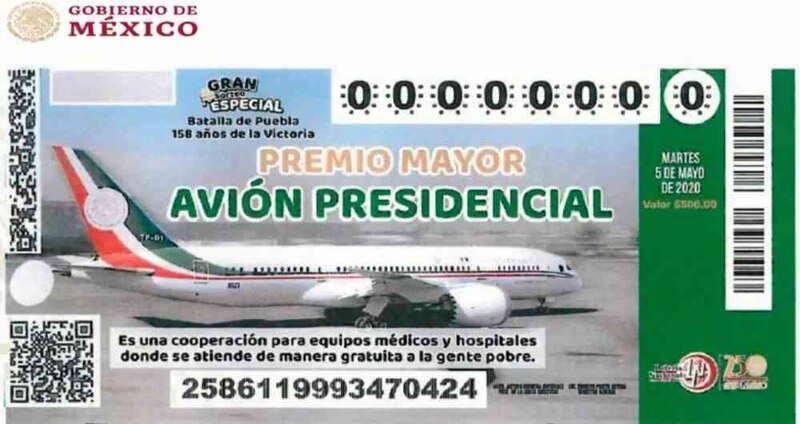 El sorteo del avión presidencial mexicano
