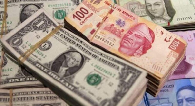 Comparación del peso mexicano y el dólar estadounidense