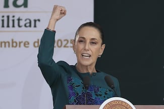 “México no volverá a caminar hacia atrás”: mensaje de Sheinbaum en desfile del 20 de noviembre