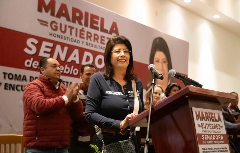 La Senadora Mariela Gutiérrez toma protesta al equipo de campaña y se reúne con medios de comunicación
