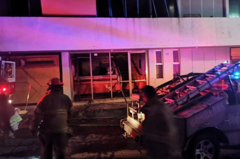 Incendio en un local comercial