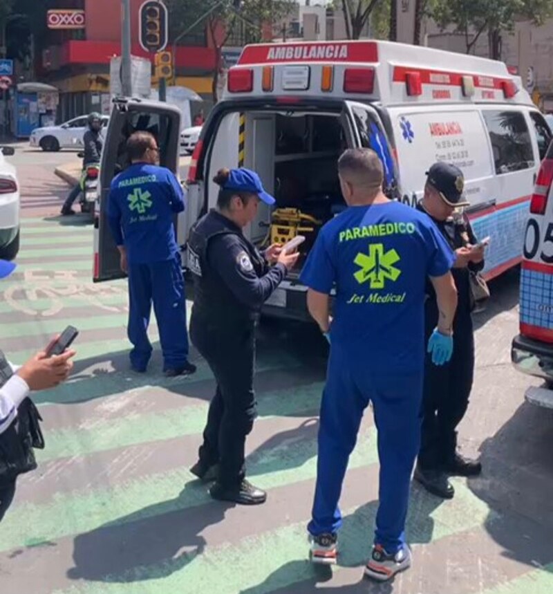 Accidente de tráfico en la Ciudad de México