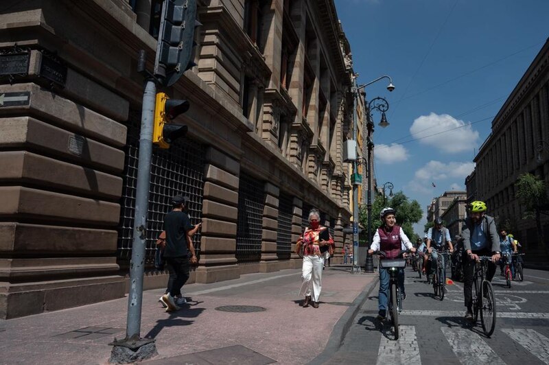 Ciclistas en la ciudad