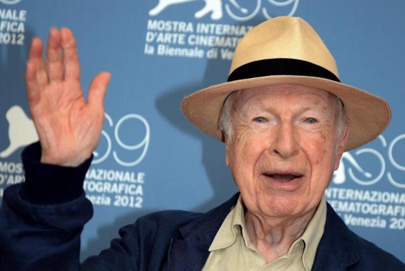 El actor Eli Wallach en el Festival de Cine de Venecia