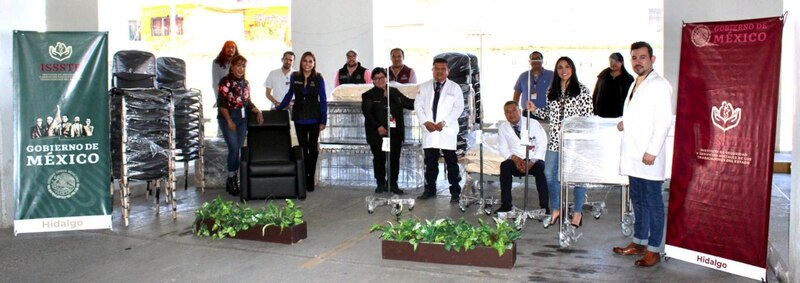 ISSSTE entrega equipo médico a hospitales de Hidalgo