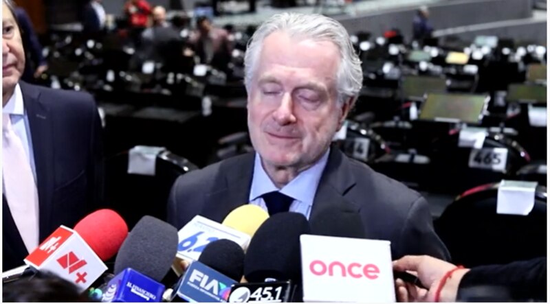 El presidente de México, Andrés Manuel López Obrador, durante una conferencia de prensa.