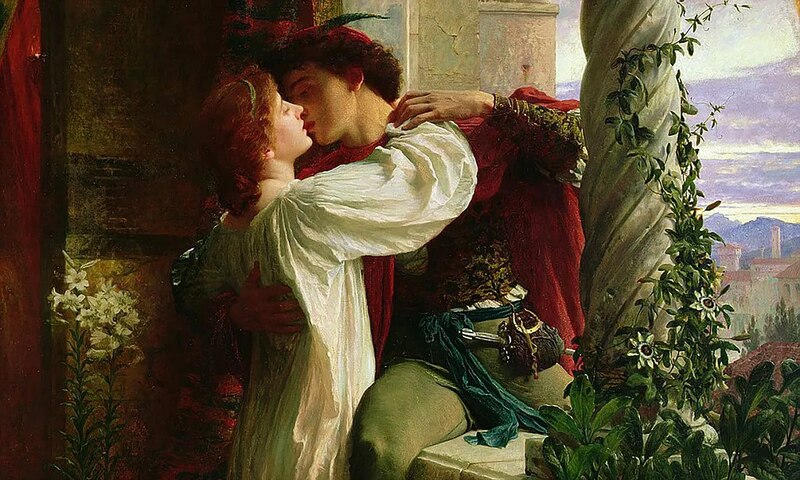 El beso de Romeo y Julieta