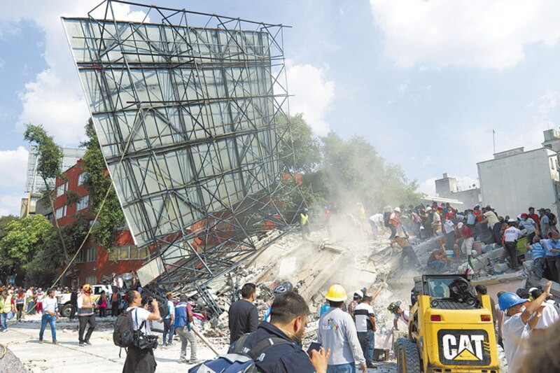 Un terremoto de 7,1 grados sacude la Ciudad de México