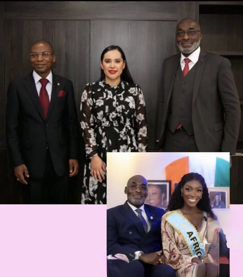 Jean-Marc Yacé y Sandra Cuevas