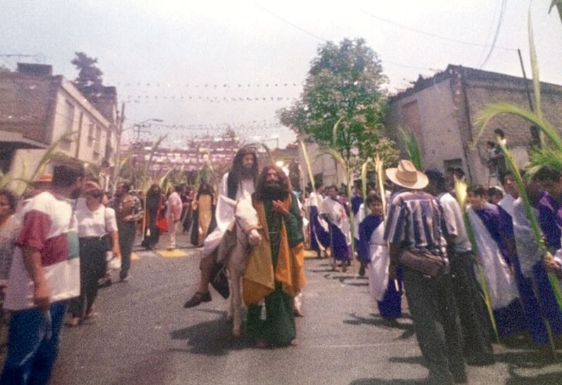 Procesión de Semana Santa en México