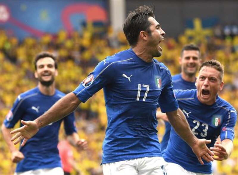Italia celebra la victoria en la Eurocopa 2016