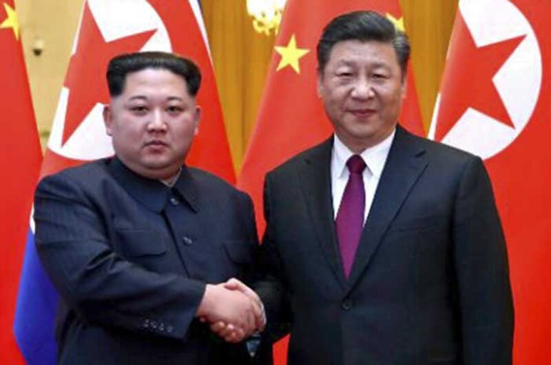 Kim Jong-un y Xi Jinping se reúnen en Pekín