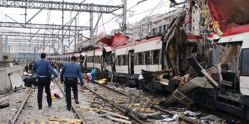 Accidente de tren en España