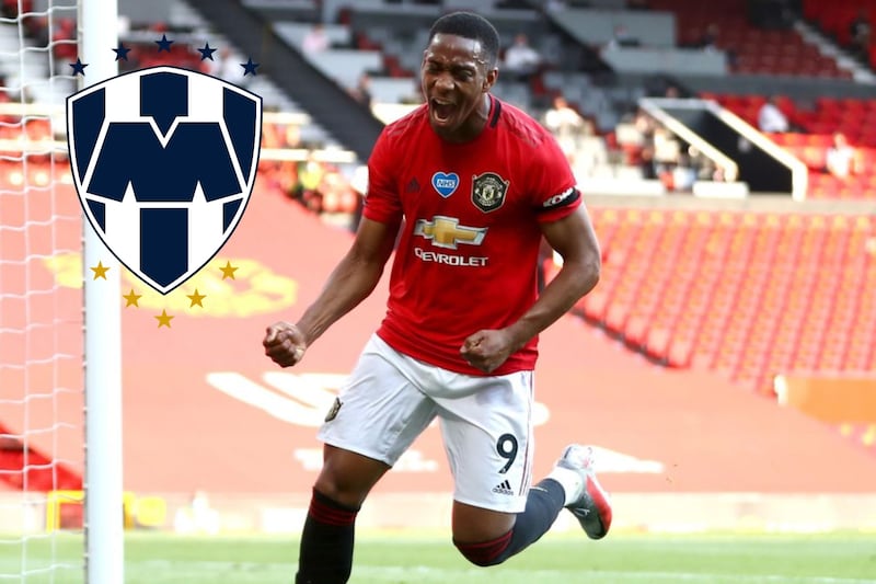 Anthony Martial a Rayados. Martial llegó a ser seleccionado nacional francés y jugador titular recurrente del Manchester United.